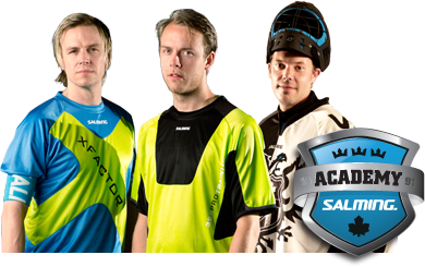 Salming Academy floorball instructors